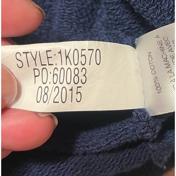 Vineyard Vines Men's Navy Plaid Quarter Zip Pullover Sweatshirt XS - Picture 6 of 6